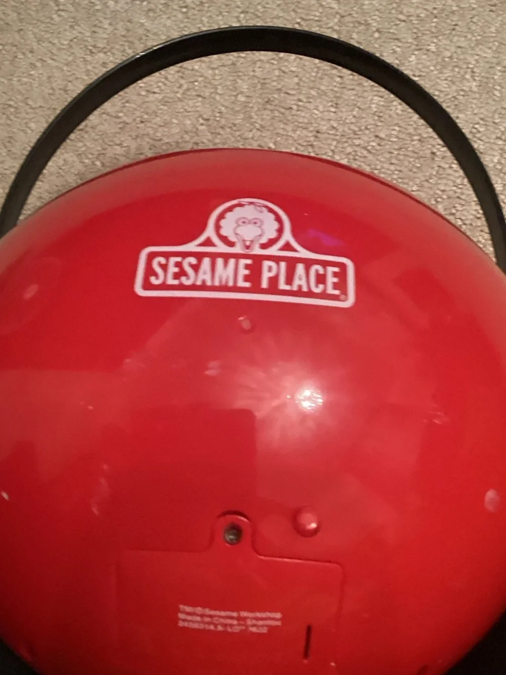 Elmo-Inspired Lighted Red Trick-or-Treat Bucket
